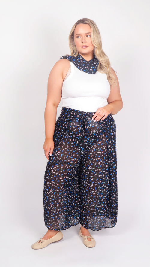 Blossom Days Wrap Trouser - side view