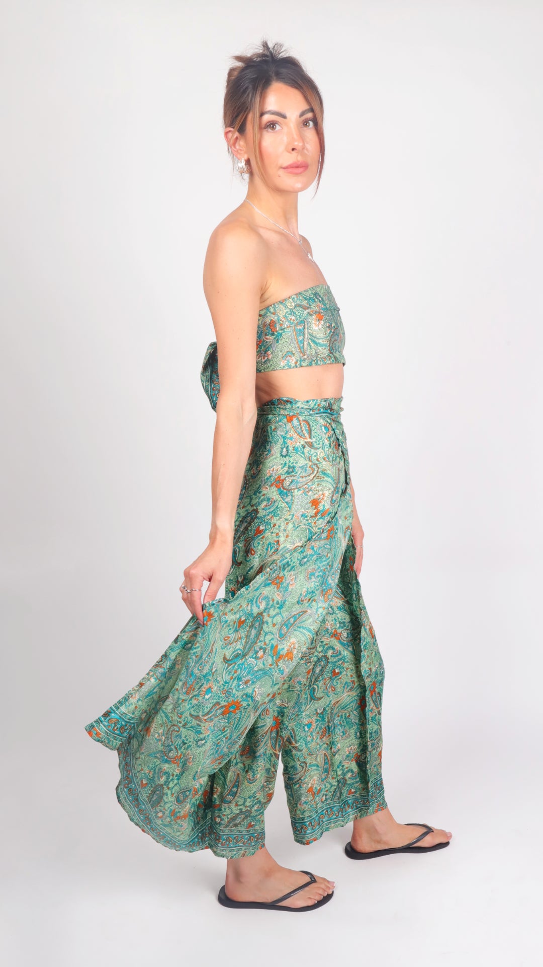 Laguna Bloom Wrap Trousers – Moonlight Range
