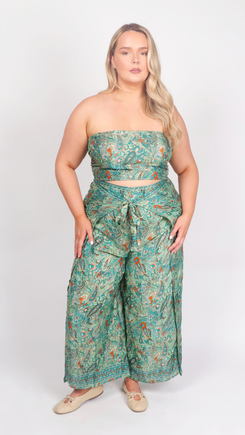 Laguna Bloom Wrap Trousers – Moonlight Range