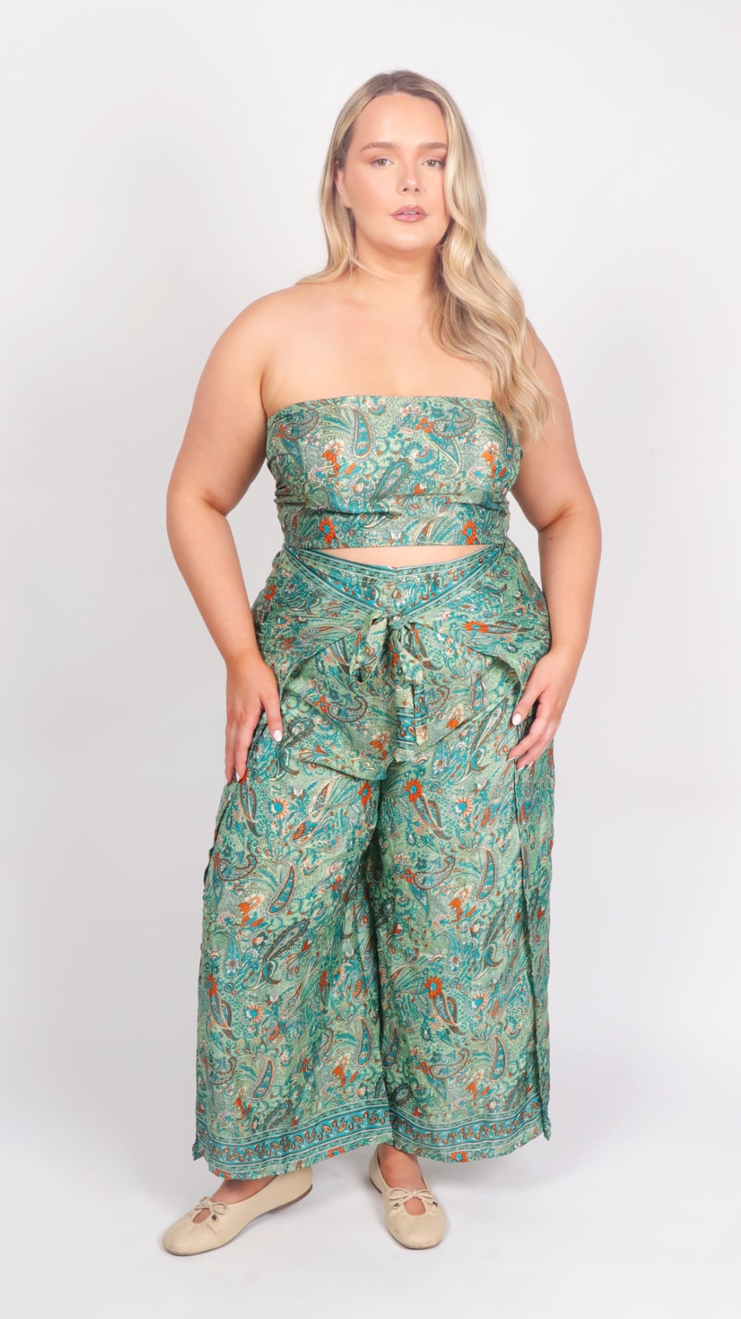 Laguna Bloom Wrap Trousers – Moonlight Range