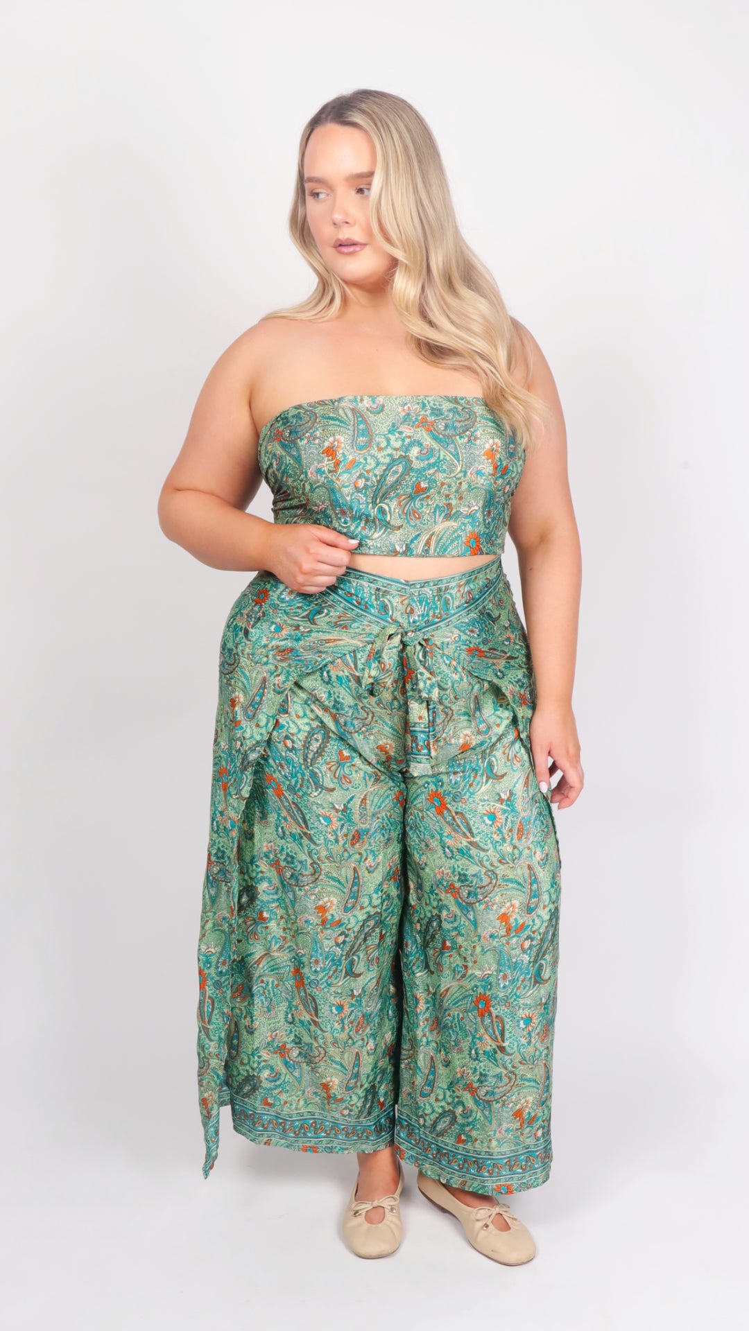 Laguna Bloom Wrap Trousers – Moonlight Range