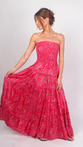 Pink Paisley Princess Dress – front view